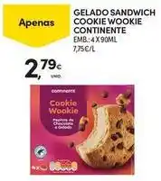 Continente Bom dia Continente - gelado sandwich cookie wookie promoção