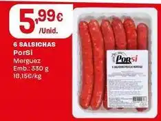 Intermarché Porsi - 6 salsichas promoção