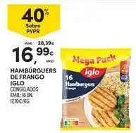 Continente Bom dia Iglo - hambúrguers de frango promoção