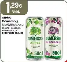 Intermarché Somersby - sidra maçã/blackberry promoção