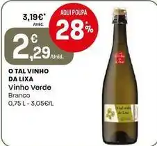 Intermarché O tal vinho da lixa - vinho verde branco promoção