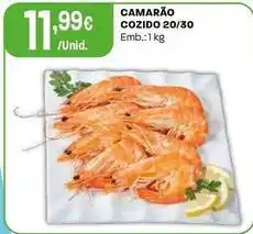 Intermarché Camarão cozido 20/30 promoção