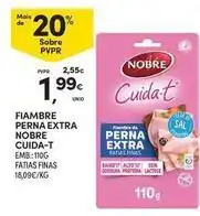 Continente Bom dia Nobre - fiambre perna extra promoção