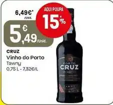 Intermarché Cruz - vinho do porto tawny promoção