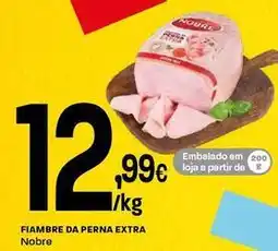 Intermarché Nobre - fiambre da perna extra promoção
