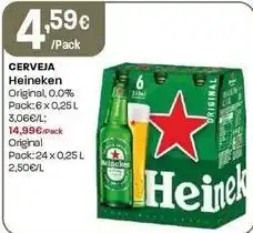 Intermarché Heineken - cerveja original promoção