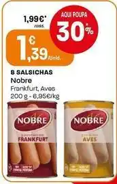 Intermarché Nobre - 8 salsichas promoção
