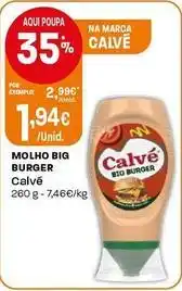 Intermarché Calvé - molho big burger promoção