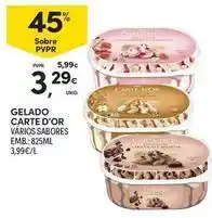 Continente Bom dia Carte d'or - gelado promoção