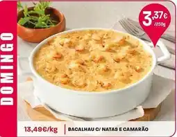 Intermarché Bacalhau c/natas e camarao promoção