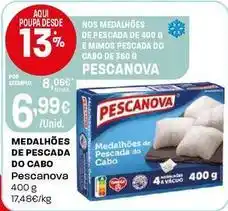 Intermarché Pescanova - medalhões de pescada do cabo promoção