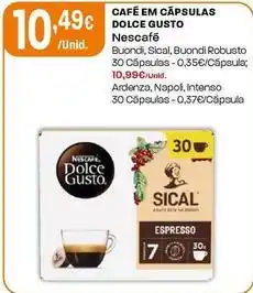 Intermarché Nescafé - café em cápsulas dolce gusto promoção