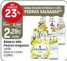 Intermarché Pedras salgadas - água c/gas limão promoção