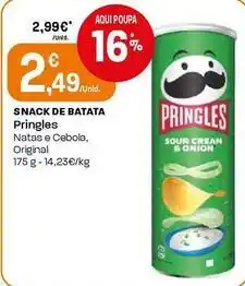 Intermarché Pringles - snack de batata promoção