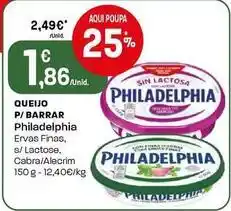 Intermarché Philadelphia - queijo p/ barrar promoção