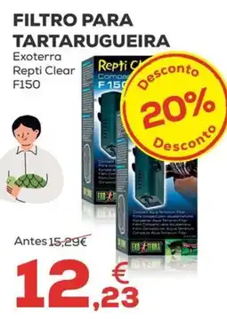 Kiwoko Filtro para tartarugueira Exoterra Repti Clear F150 promoção