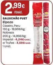 Intermarché Elpozo - salsichão fuet promoção