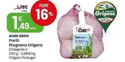 Intermarché Porsi - alho seco promoção