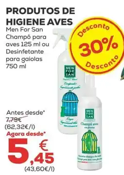 Kiwoko men for san champô para aves promoção