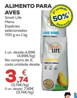 Kiwoko alimento para aves small life promoção