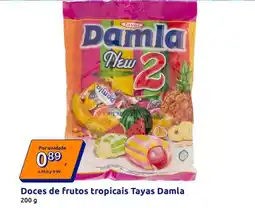 Action Tayas damla - doces de frutos tropicais promoção