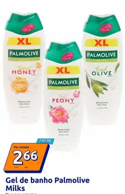 Action Palmolive - gel de banho milks promoção