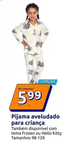 Action Jack parker - pijama aveludado para criança promoção
