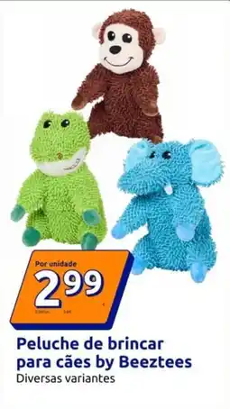 Action Peluche de brincar para cães by beeztees promoção