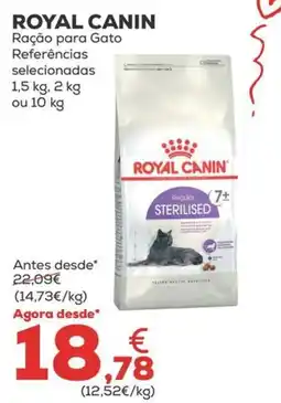 Kiwoko royal canin ração para gato regular sterilised 7+ promoção
