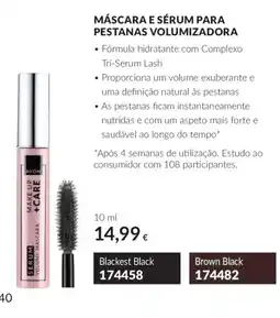 Avon Avon máscara e sérum para pestanas volumizadora promoção