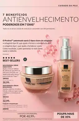 Avon Avon anew skin renewal conjunto promoção