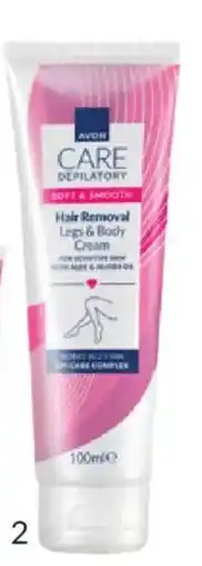 Avon Creme removedor de pelos para pernas e corpo promoção