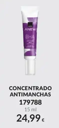 Avon Anew concentrado antimanchas promoção
