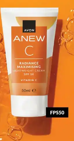Avon Radiance maximising creme leve fps 50 promoção