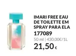 Avon imari free eau de toilette em spray para ela promoção