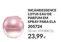 Avon incandessence lotus eau de parfum em spray para ela promoção