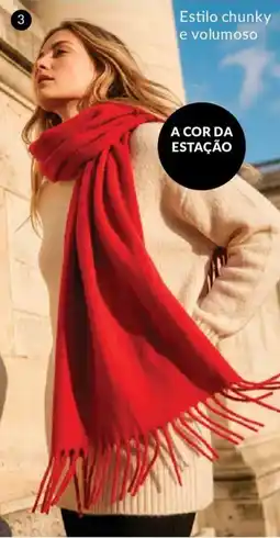 Avon Cachecol astra chunky promoção