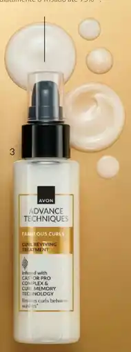 Avon Fabulous curls cuidado reativador de caracois promoção