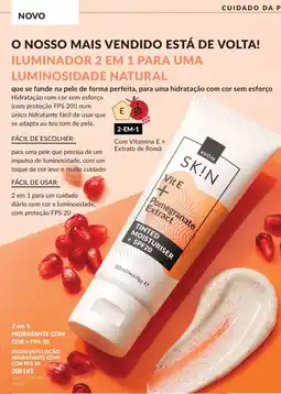Avon Avon skin loção hidratante com cor + fps 20 promoção