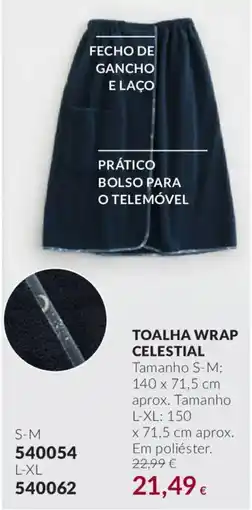 Avon toalha wrap celestial promoção