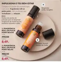 Avon Fragrância roll-on pulse point revive promoção