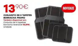 Roady conjunto de 4 tapetes borracha promo promoção