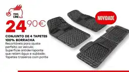 Roady pool line conjunto de 4 tapetes promoção