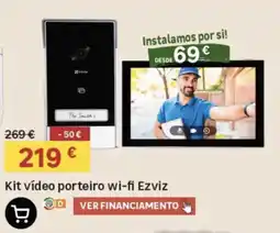 Leroy Merlin Kit vídeo porteiro wi-fi Ezviz promoção