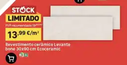 Leroy Merlin Revestimento cerâmico Levante bone 30x90 cm Ecoceramic promoção