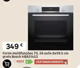 Leroy Merlin Forno multifunções preto Bosch promoção