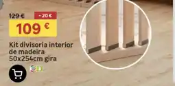 Leroy Merlin Kit divisoria interior de madeira promoção