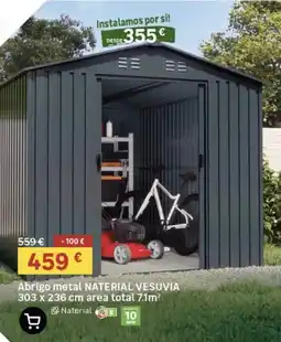 Leroy Merlin Abrigo metal naterial vesuvia promoção