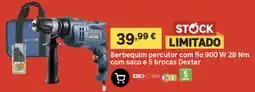 Leroy Merlin Berbequim percutor com fio dexter promoção