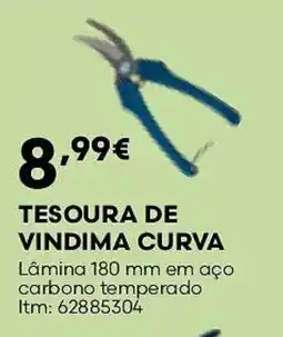Bricomarché Tesoura de vindima curva promoção